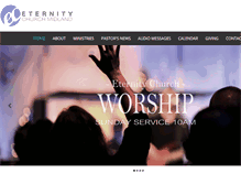 Tablet Screenshot of eternitychurchmidland.com